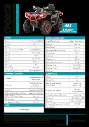 Veicoli fuoristrada & Quad CFMOTO CFORCE 1000 Touring Limited