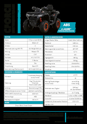 Veicoli fuoristrada & Quad CFMOTO CFORCE 1000 Touring Pro