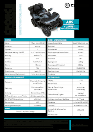 Veicoli fuoristrada & Quad CFMOTO CFORCE 850 Touring
