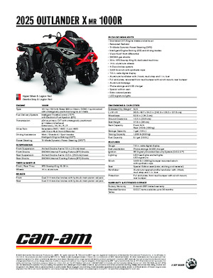 Veicoli fuoristrada & Quad can-am OUTLANDER X MR 1000R