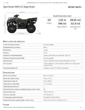 Veicoli fuoristrada & Quad Polaris Sportsman 450 H.O.