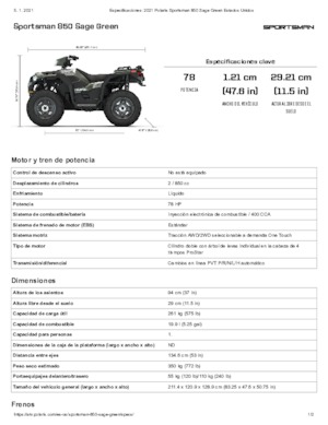 Veicoli fuoristrada & Quad Polaris Sportsman 850