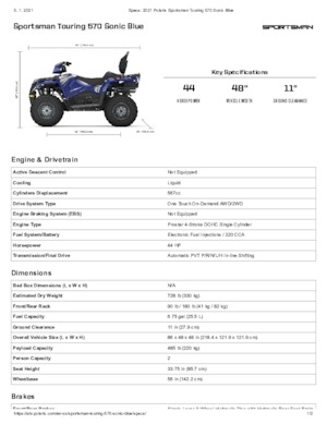Veicoli fuoristrada & Quad Polaris Sportsman touring 570