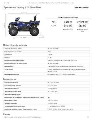 Veicoli fuoristrada & Quad Polaris Sportsman touring 570