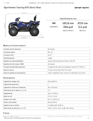 Veicoli fuoristrada & Quad Polaris Sportsman touring 570