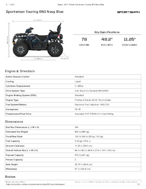 Veicoli fuoristrada & Quad Polaris Sportsman touring 850 