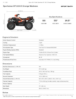 Veicoli fuoristrada & Quad Polaris Sportsman XP 1000 S