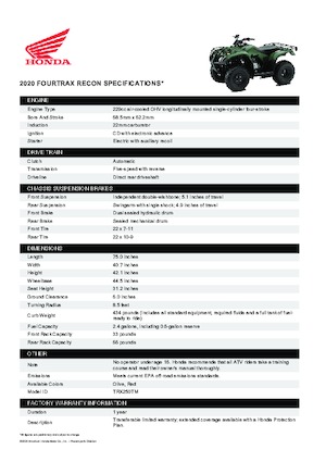 Veicoli fuoristrada & Quad Honda TRX250TM 