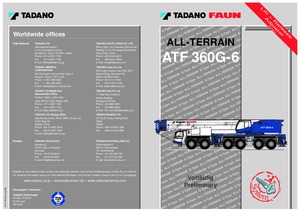 Gru fuoristrada Tadano ATF 360 G 6 (12x8x10)