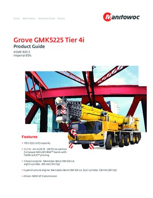Gru fuoristrada Grove GMK5225