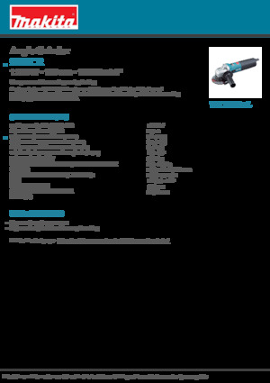Smerigliatrici angolari Makita 9561CR