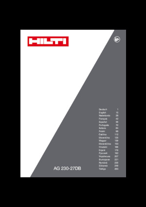 Smerigliatrici angolari Hilti AG 230-27DB