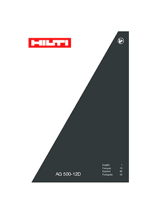 Smerigliatrici angolari Hilti AG 500-12D 