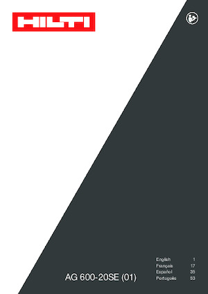 Smerigliatrici angolari Hilti AG 600-20SE