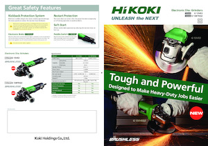 Smerigliatrici angolari HiKOKI G13BYEQ2