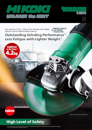 Smerigliatrici angolari HiKOKI G23BYE