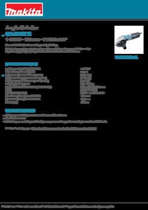 Smerigliatrici angolari Makita GA4040CZ