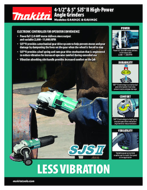 Smerigliatrici angolari Makita GA4542C
