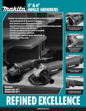 Smerigliatrici angolari Makita GA6010Z