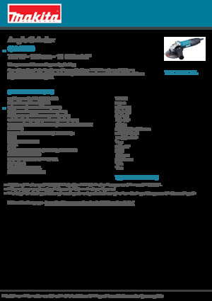 Smerigliatrici angolari Makita GA5030