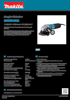 Smerigliatrici angolari Makita GA5040C