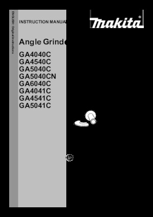 Smerigliatrici angolari Makita GA5040CN01