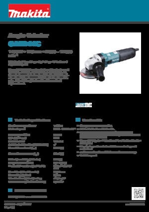 Smerigliatrici angolari Makita GA5041C