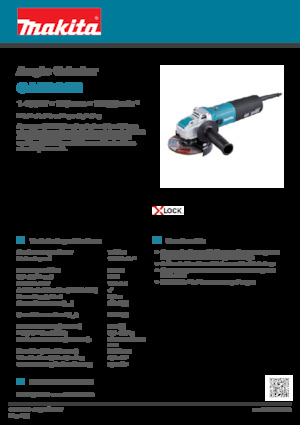 Smerigliatrici angolari Makita GA5080R