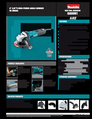 Smerigliatrici angolari Makita GA5091