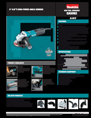 Smerigliatrici angolari Makita GA5092