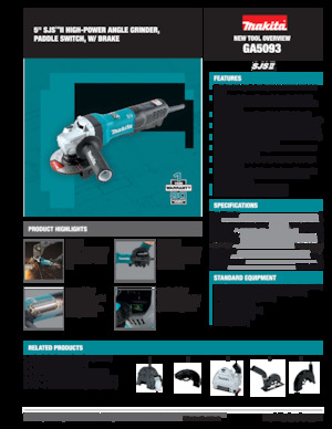 Smerigliatrici angolari Makita GA5093