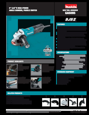 Smerigliatrici angolari Makita GA5095
