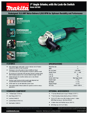 Smerigliatrici angolari Makita GA7060 