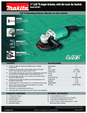 Smerigliatrici angolari Makita GA7061 
