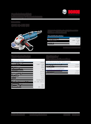 Smerigliatrici angolari Bosch GWS 13-125 CIE