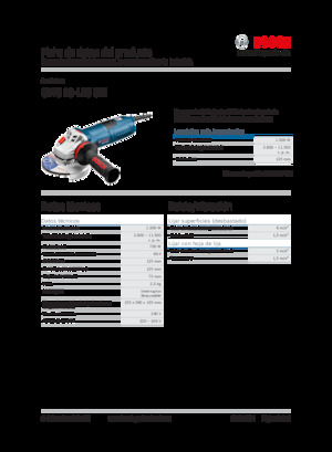 Smerigliatrici angolari Bosch GWS 13-125 CIE