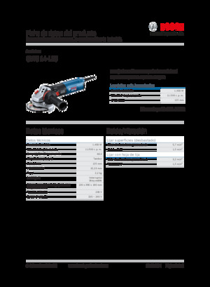 Smerigliatrici angolari Bosch GWS 14-125