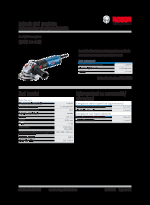 Smerigliatrici angolari Bosch GWS 14-125