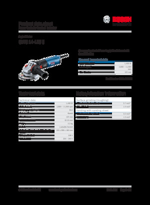 Smerigliatrici angolari Bosch GWS 14-125 S