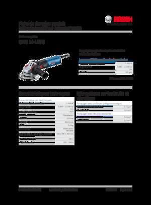 Smerigliatrici angolari Bosch GWS 14-125 S