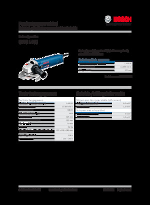 Smerigliatrici angolari Bosch GWS 1400