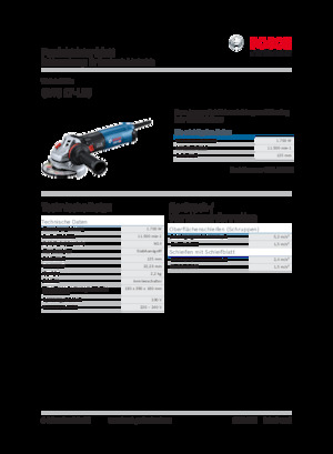 Smerigliatrici angolari Bosch GWS 17-125