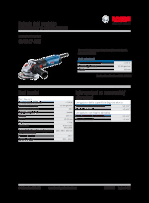 Smerigliatrici angolari Bosch GWS 17-125