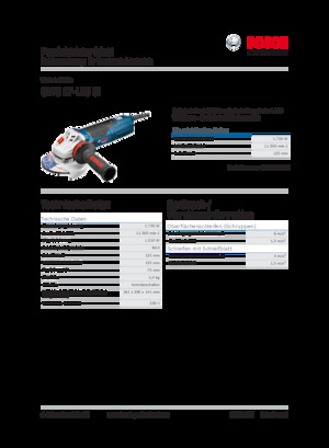 Smerigliatrici angolari Bosch GWS 17-125 CI