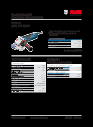 Smerigliatrici angolari Bosch GWS 17-125 CIE