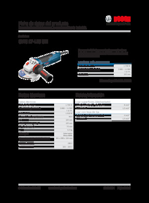 Smerigliatrici angolari Bosch GWS 17-125 CIE