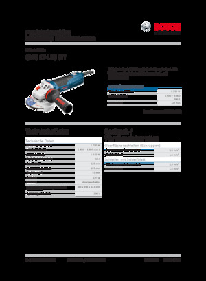 Smerigliatrici angolari Bosch GWS 17-125 CIT