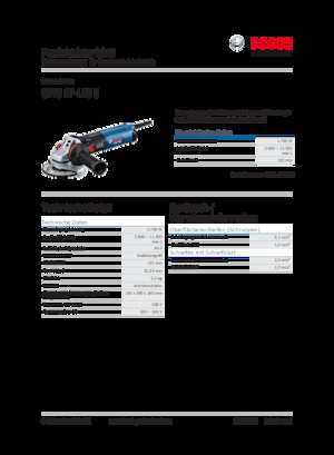 Smerigliatrici angolari Bosch GWS 17-125 S