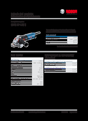 Smerigliatrici angolari Bosch GWS 17-125 S