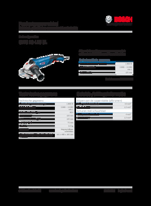 Smerigliatrici angolari Bosch GWS 18-125 SL